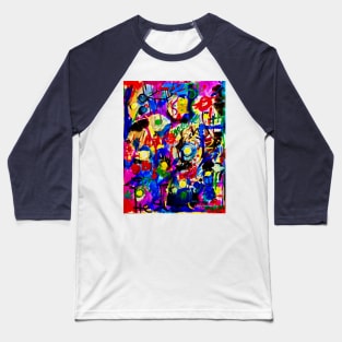 Abstract Astrology Pop Art Baseball T-Shirt